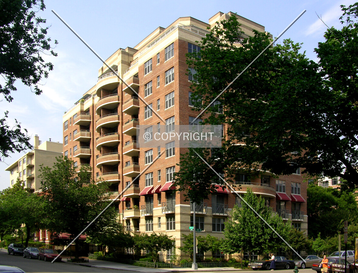 From across 17th Street to the southwest