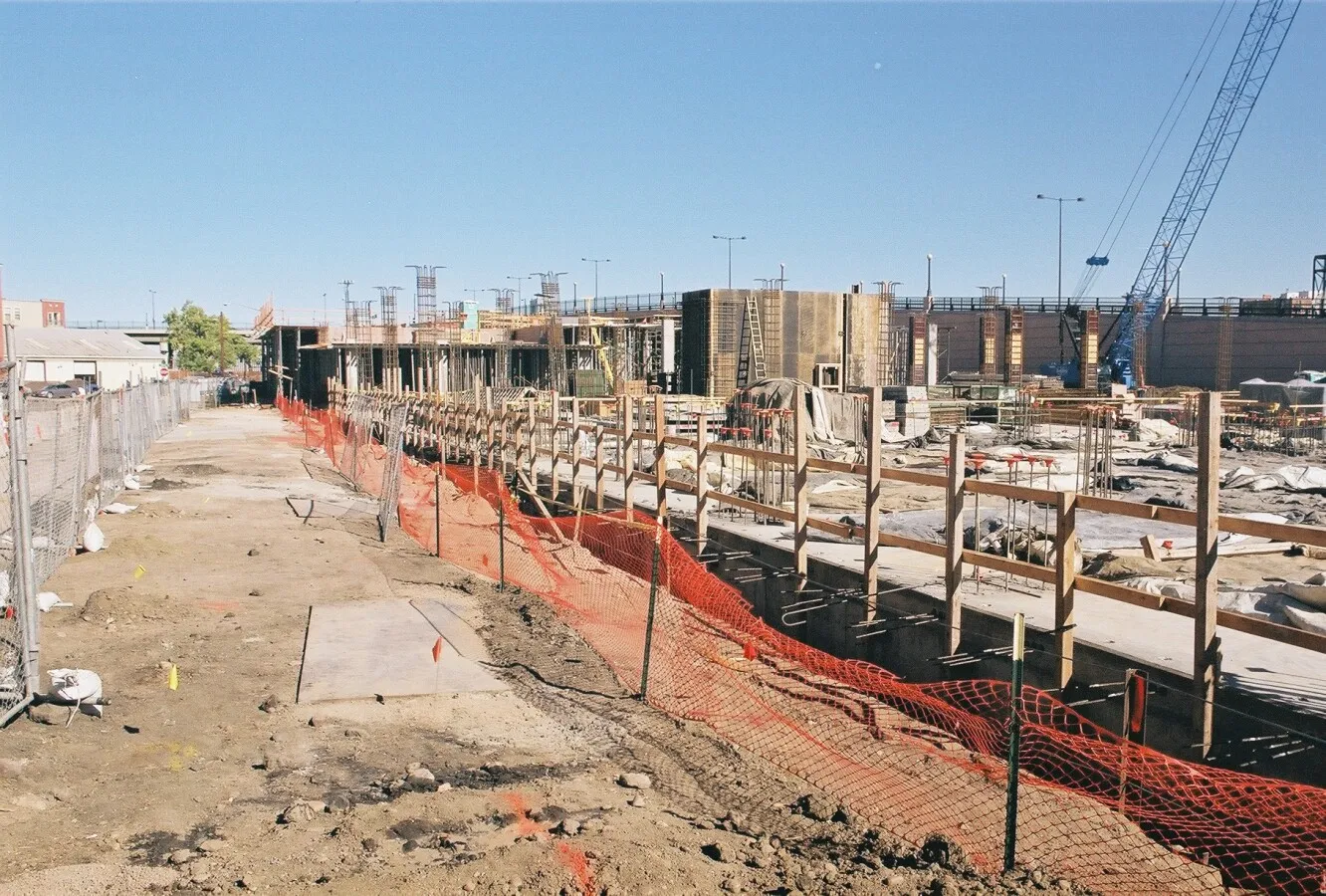 Looking northeast