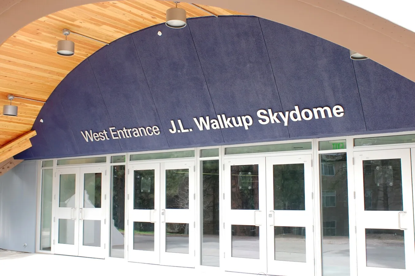 West entrance