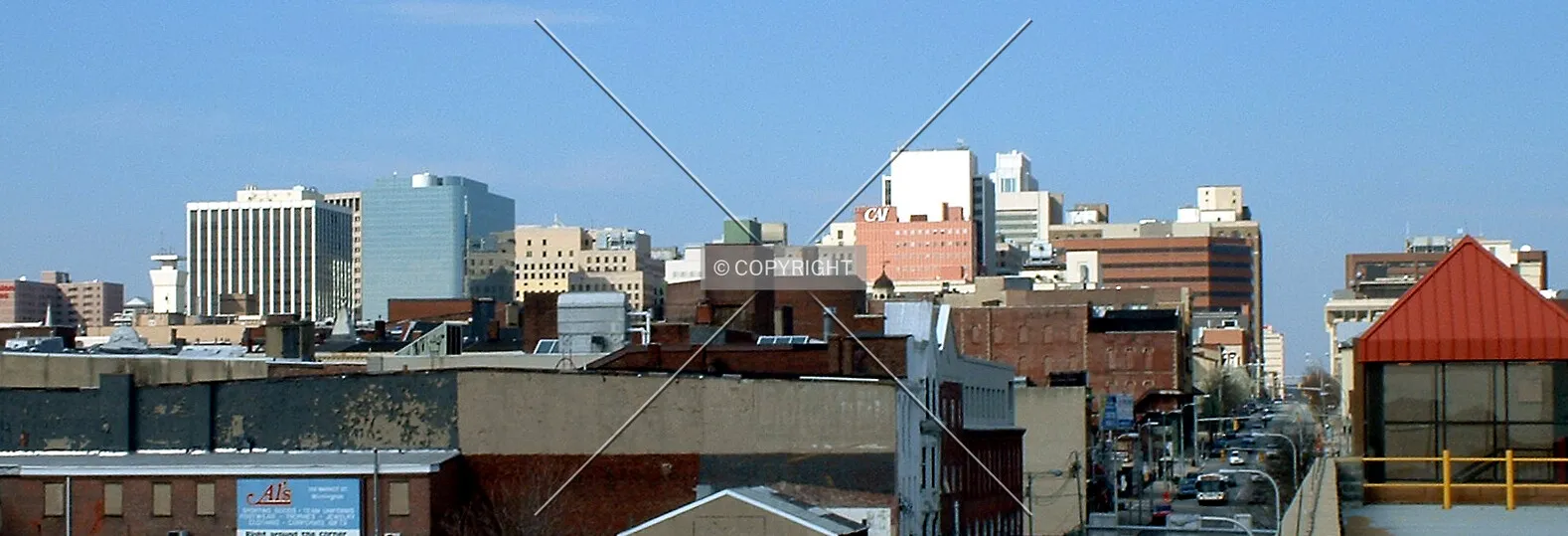 Skyline from the south