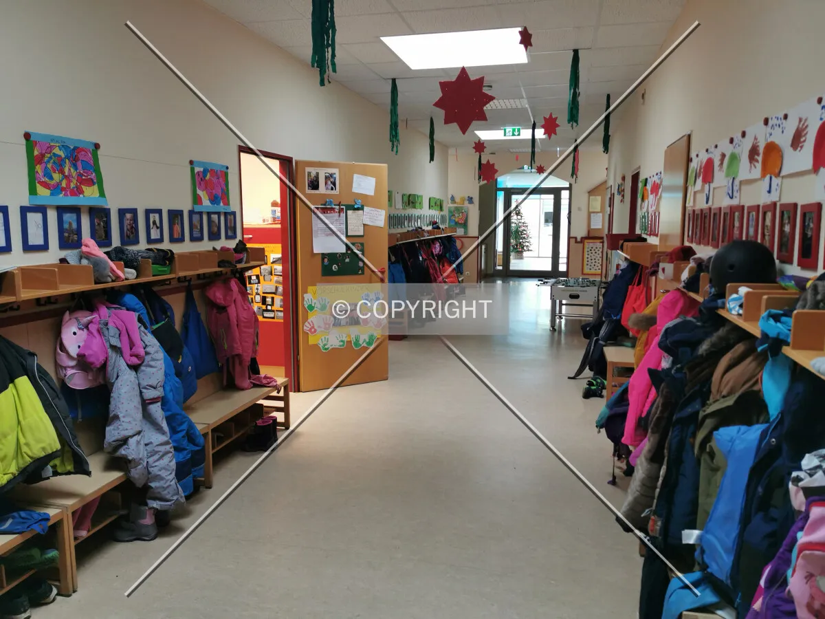 Inside a kindergarten