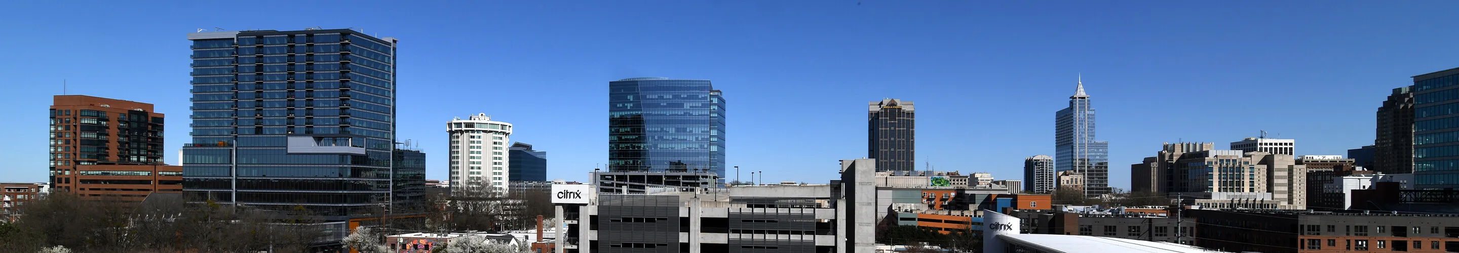 Downtown from the west