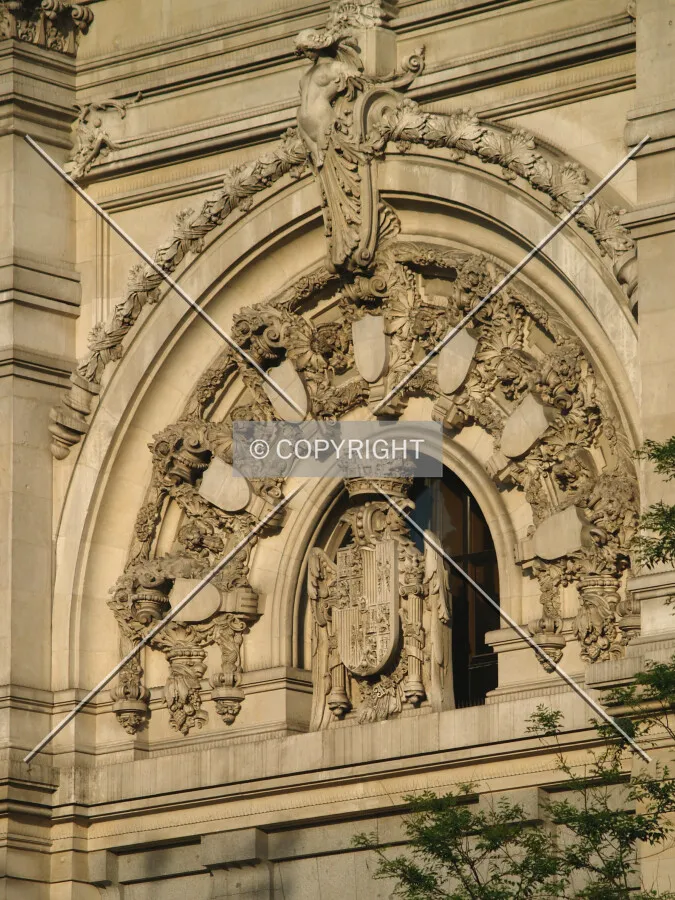 Decoration over the main entrance