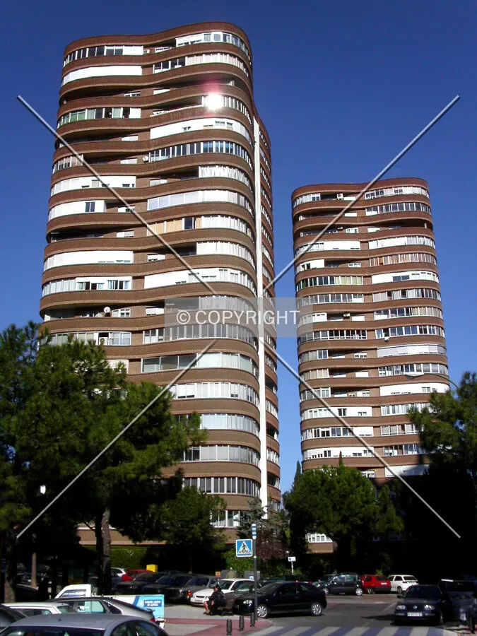 The complex as seen from the south