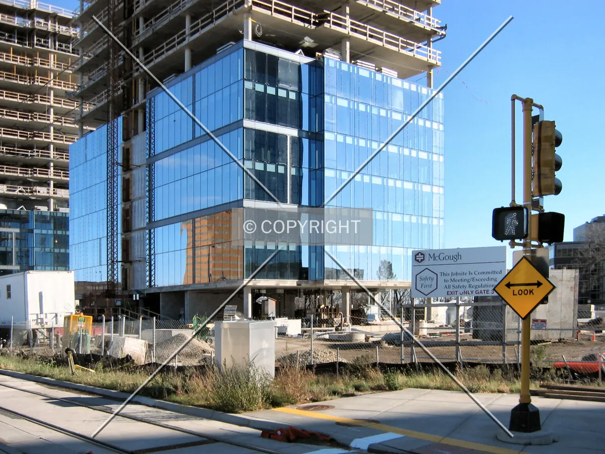 Northwest corner of the base