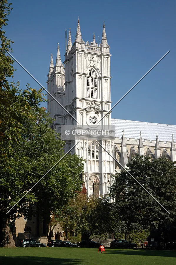 The western towers seen from Dean's Yard