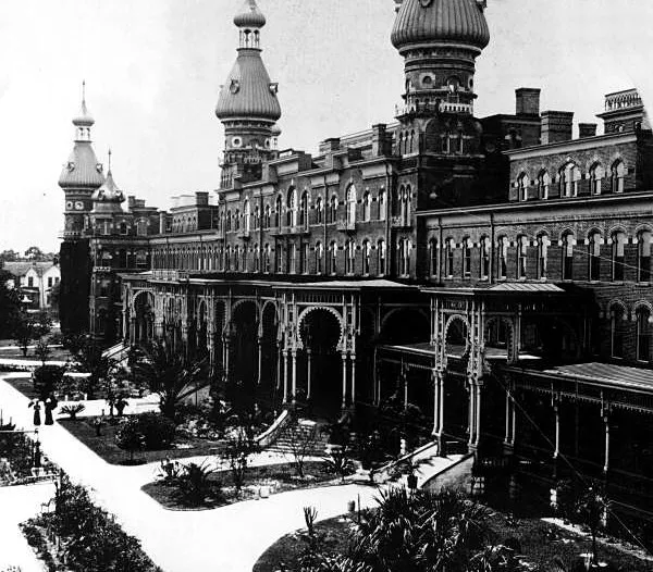 Vintage view from the northeast
