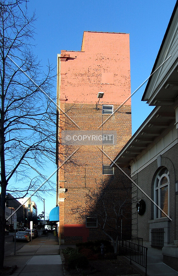 View from the southeast on Cherry Street