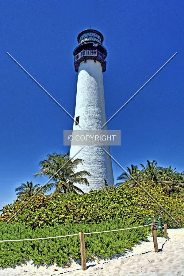 Cape Florida Lighthouse, Key Biscayne, Florida, U.S.A.