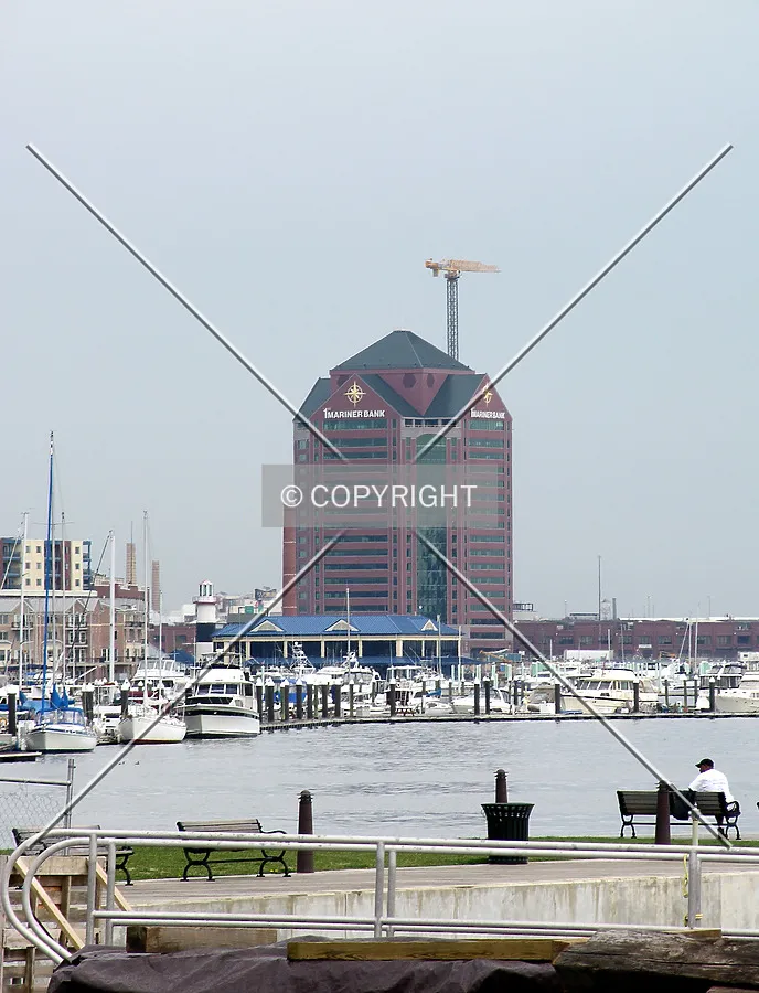 Looking southeast from Fells Point
