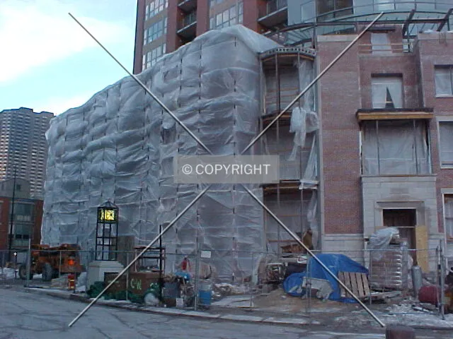 Townhomes at the western base of River View II under construction
