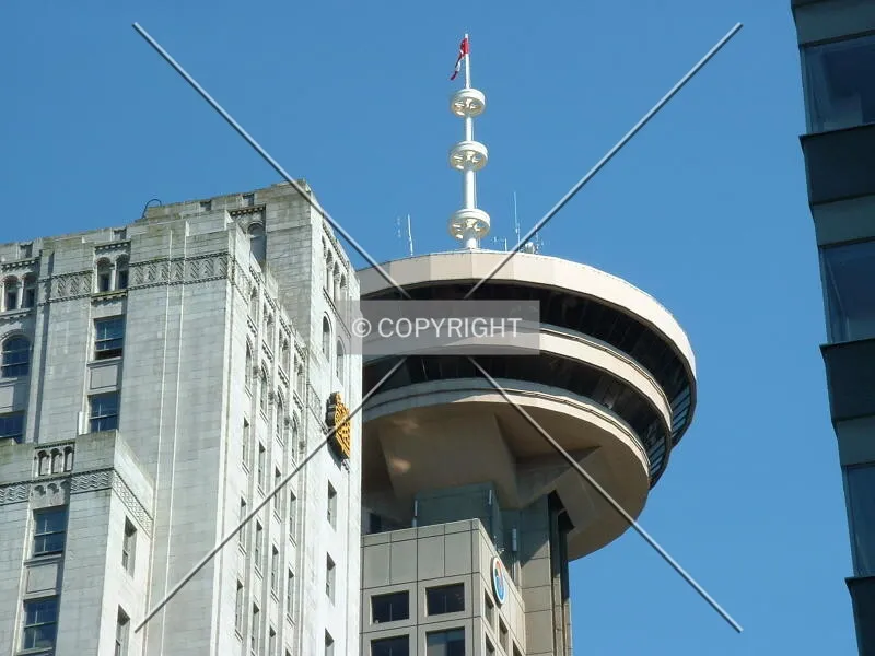 Top of the tower looking east down Hastings Street