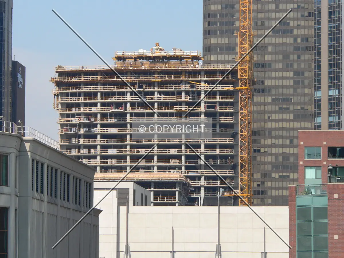 View to the north from Wacker Drive