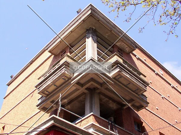 Northwest corner detail