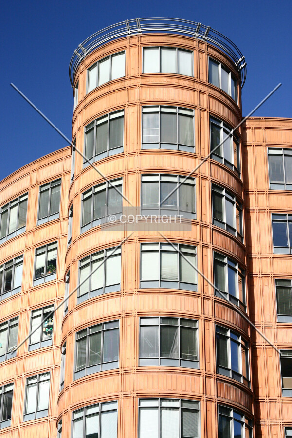 The southwest corner from Appold Street