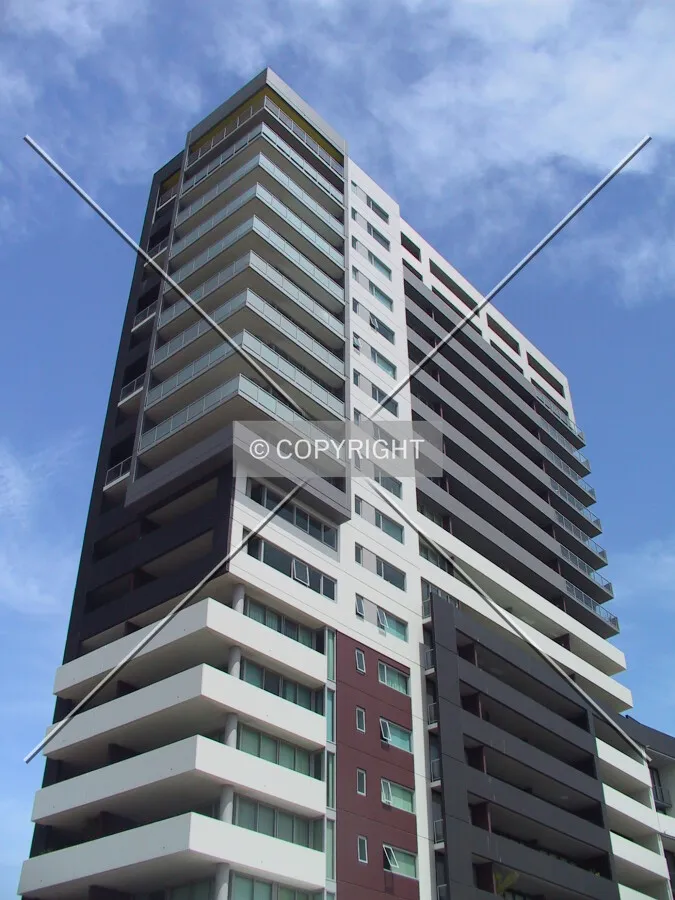 North and west facades
