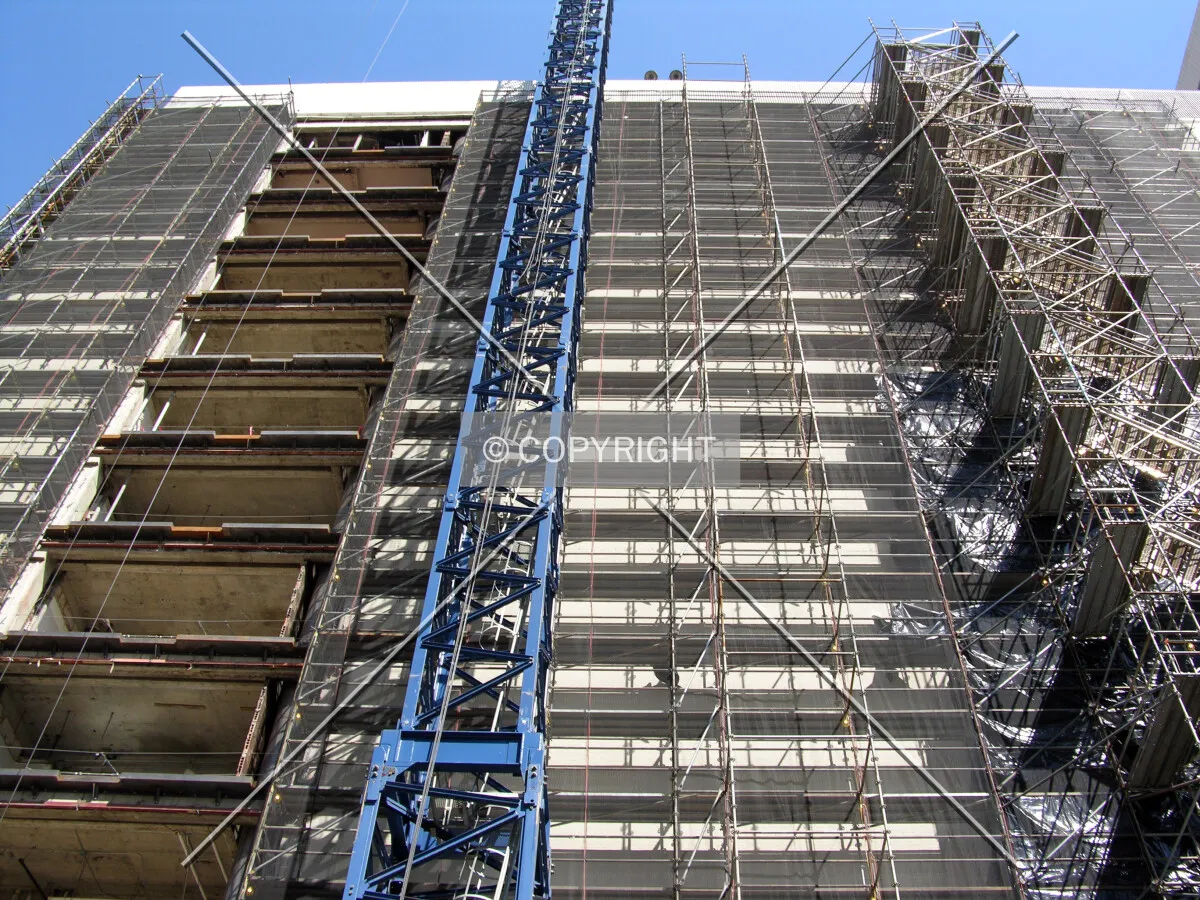 Looking up the southern side
