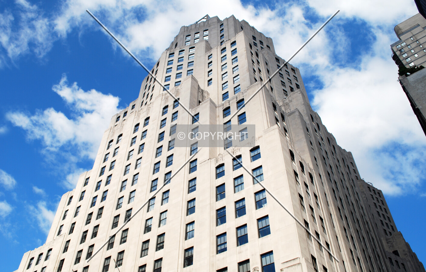 Looking up from Park Avenue South