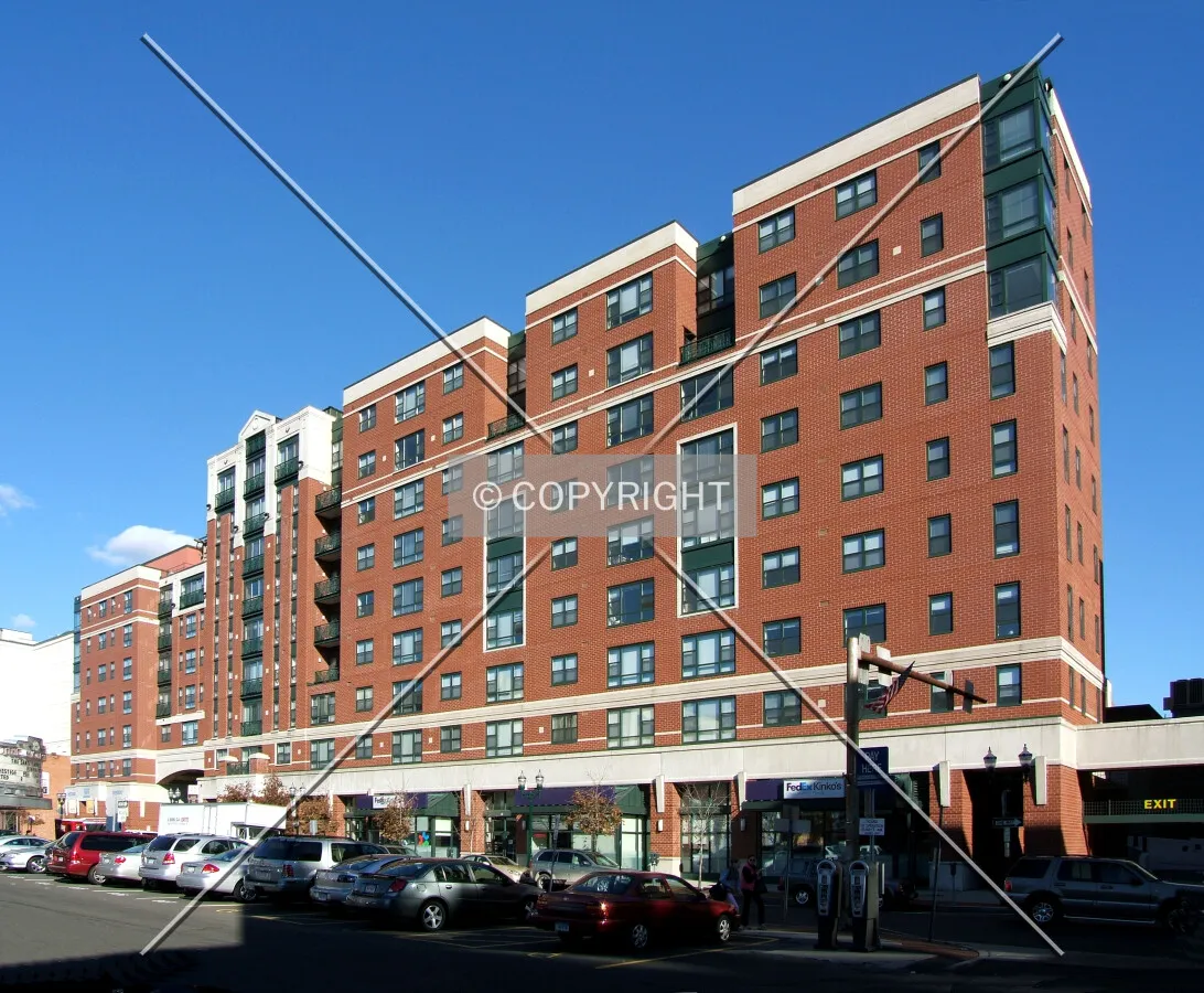 View from the southwest across Summer Street