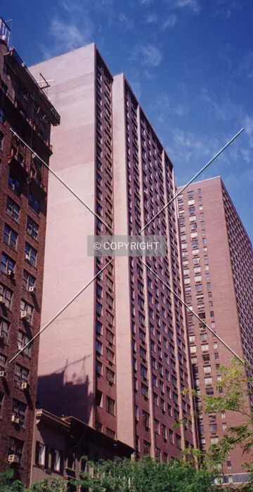 View from northeast along 72nd Street
