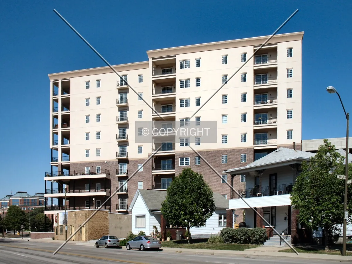 View to the northeast across South East Street