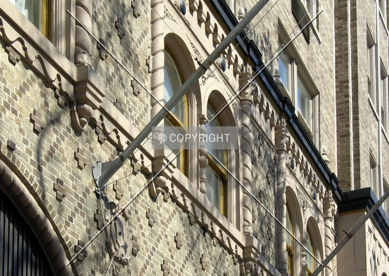 Detail of the southern facade
