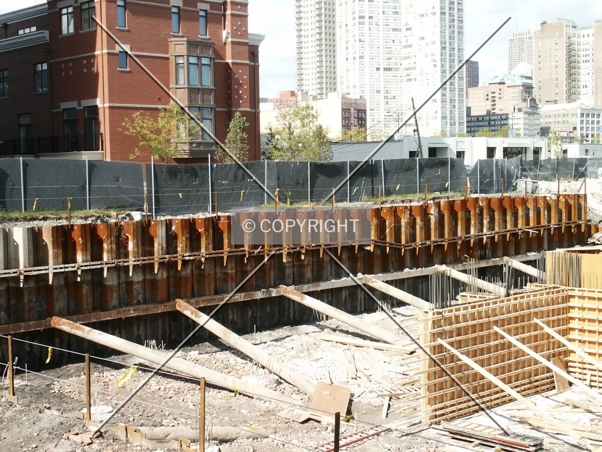 West retaining wall