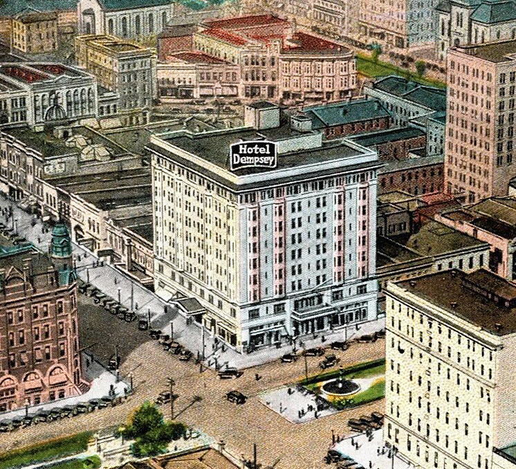 Vintage view from the south