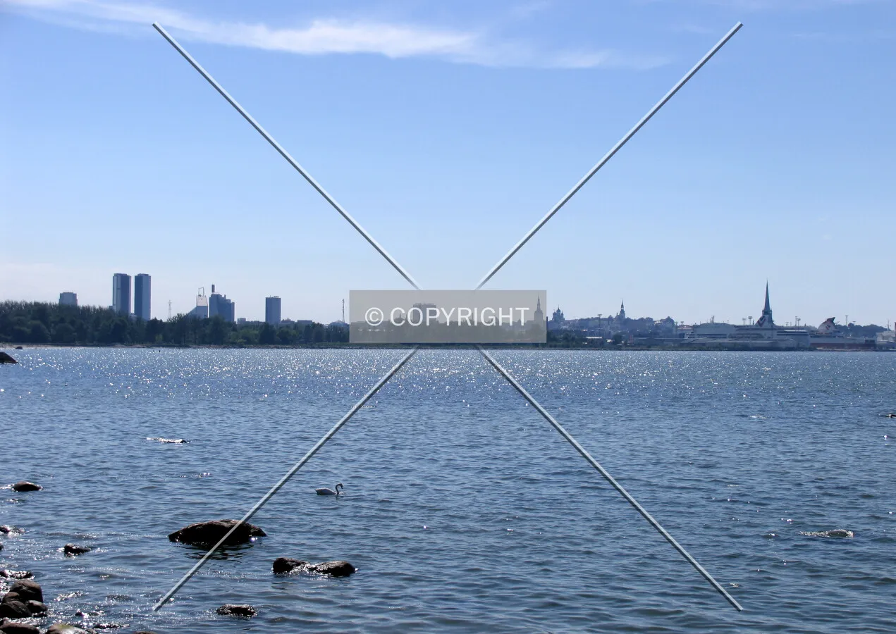 Tallinn panorama seen from Pirita