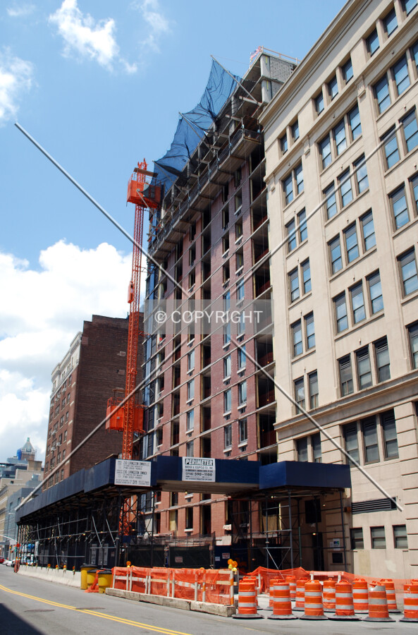 Viewed from the east along Schermerhorn Street