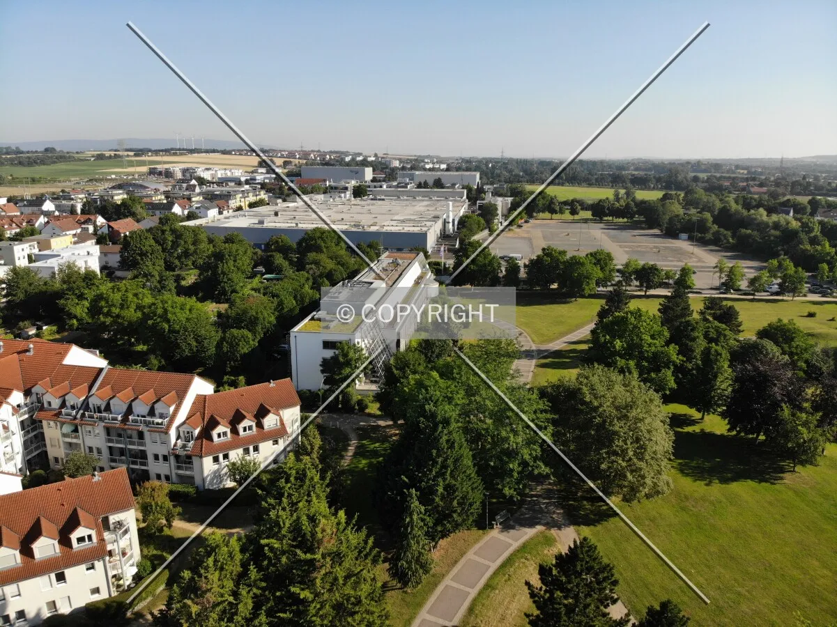 View over Bad Vilbel, Hessen