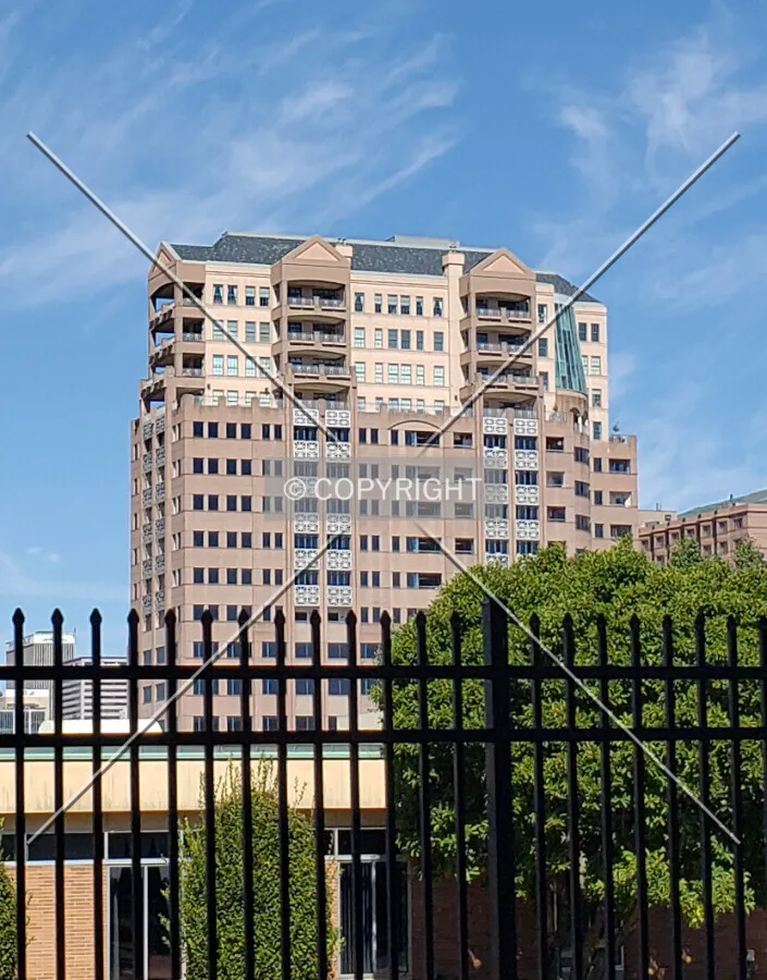 Distant view from the south; October 5, 2019