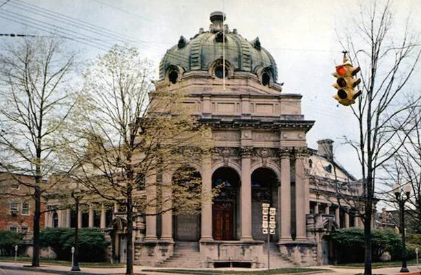 Vintage view from the southeast