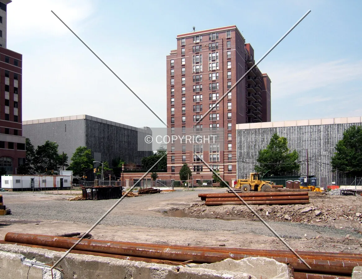 View from the east toward River Street