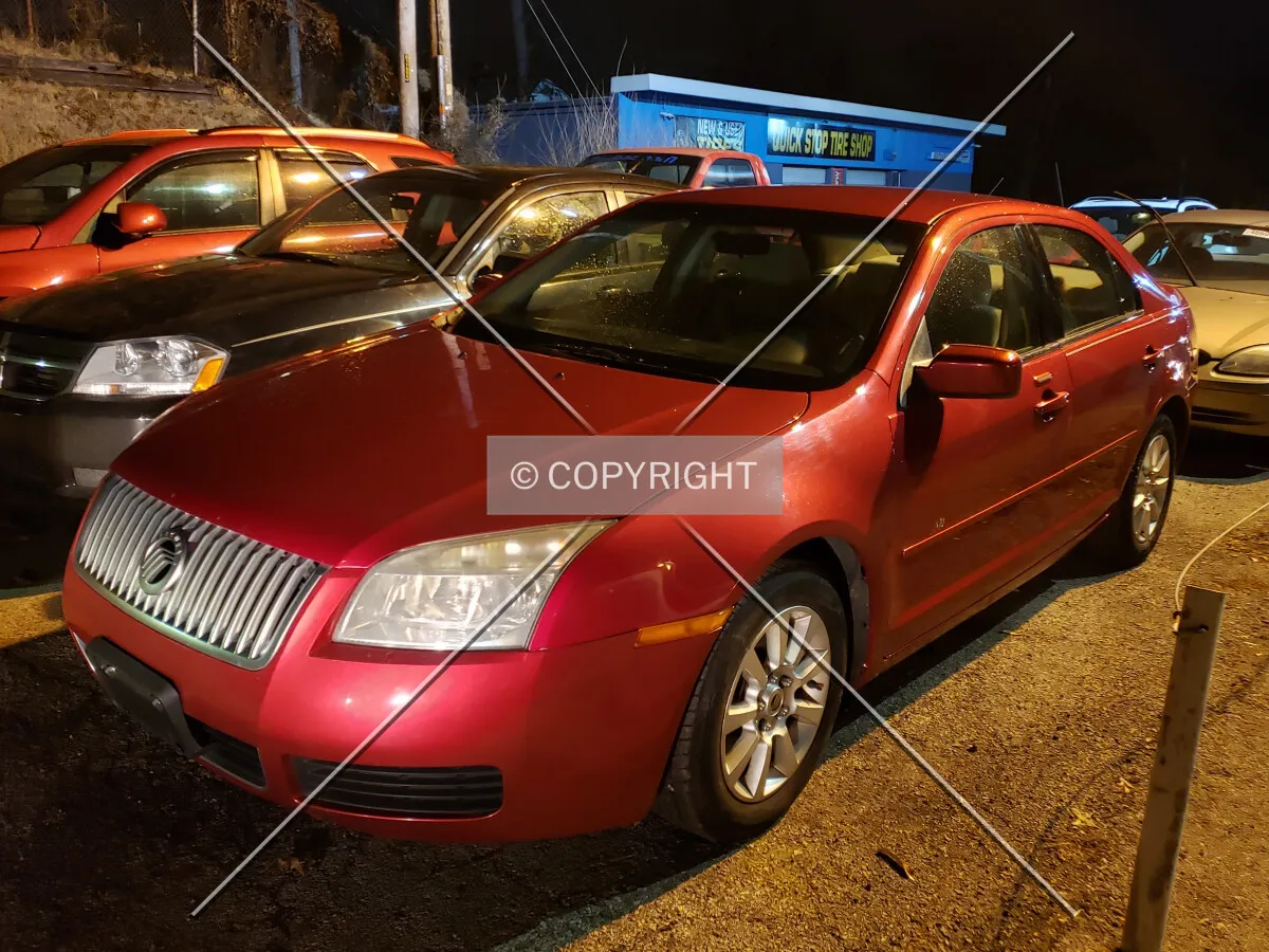 A 2007 Mercury Milan; February 22, 2019
