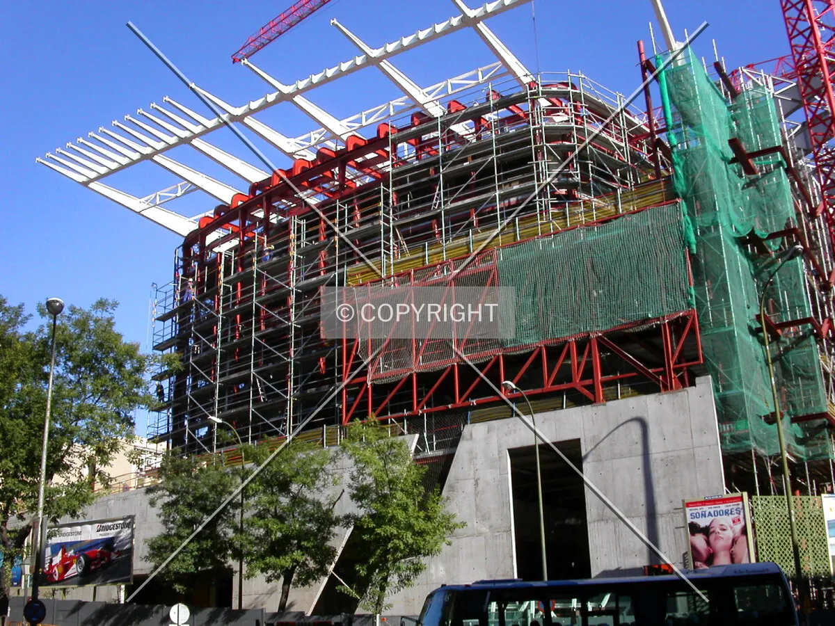 The western side of the building