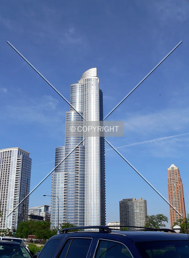 View to the west from Lake Shore Drive