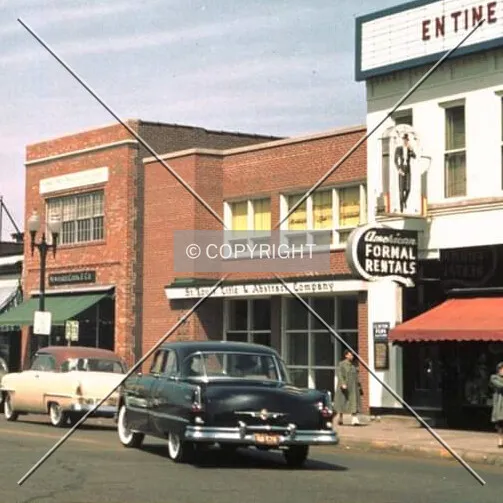 Vintage view from the southeast