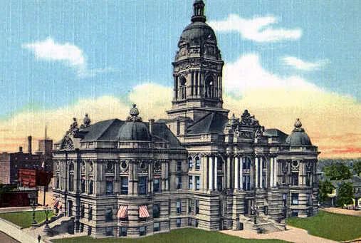 Vintage view from the south