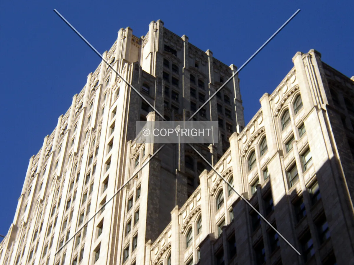 Looking southwest from Pine Street