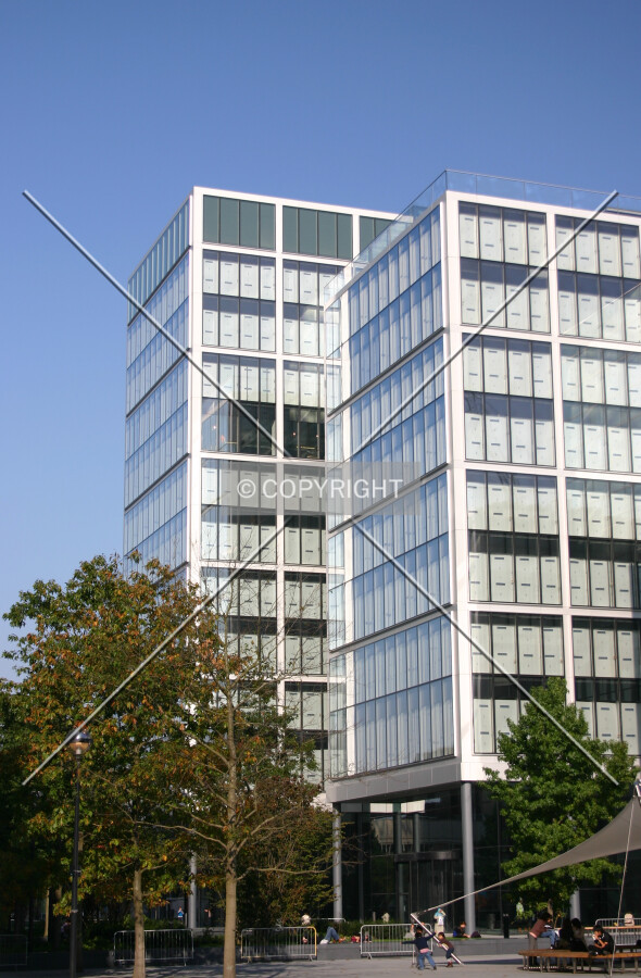 View towards the main entrance