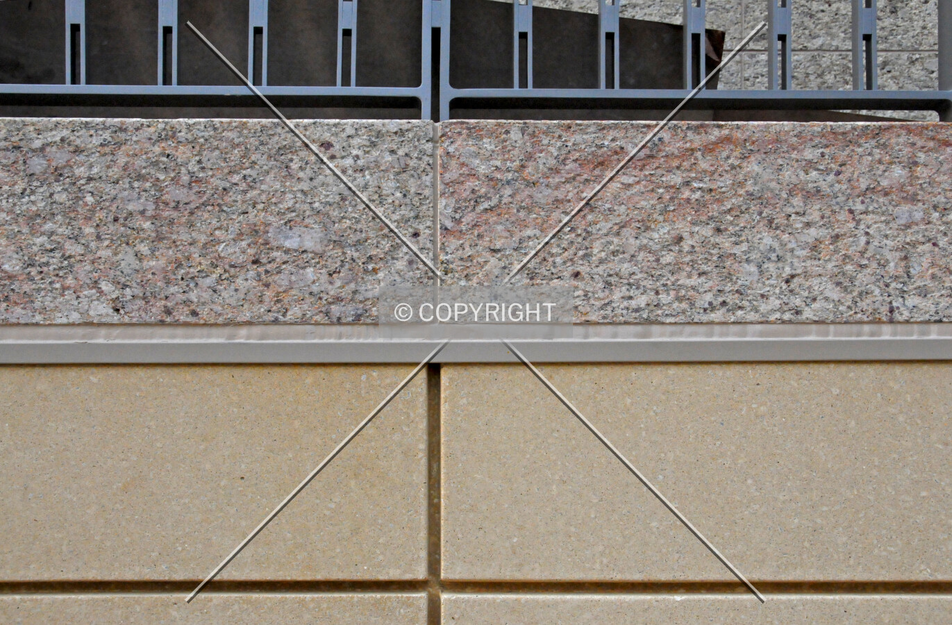 Riverwalk cladding materials and detail