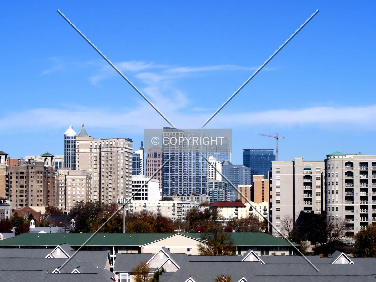 Looking north toward midtown
