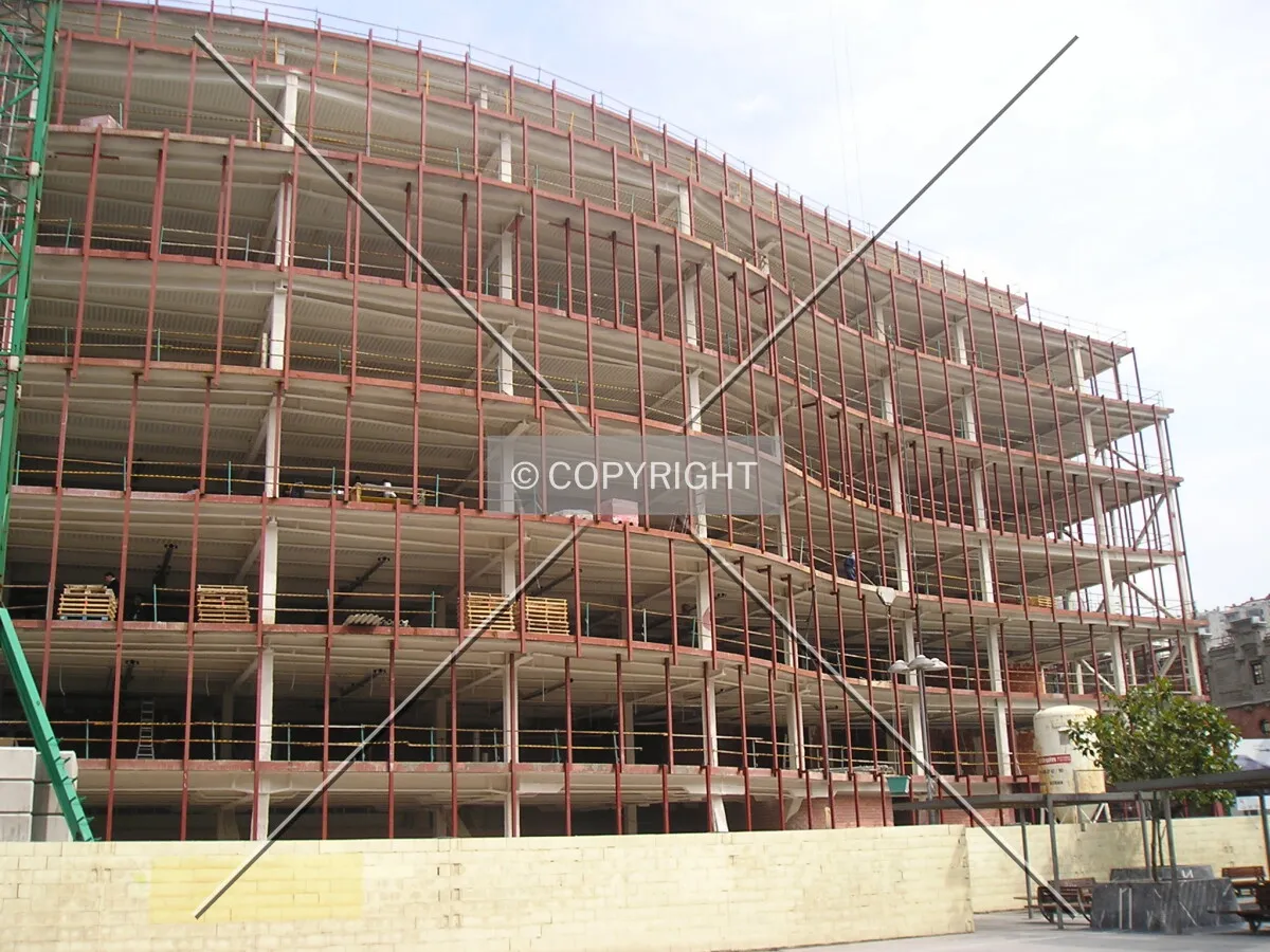 Western part of the structure