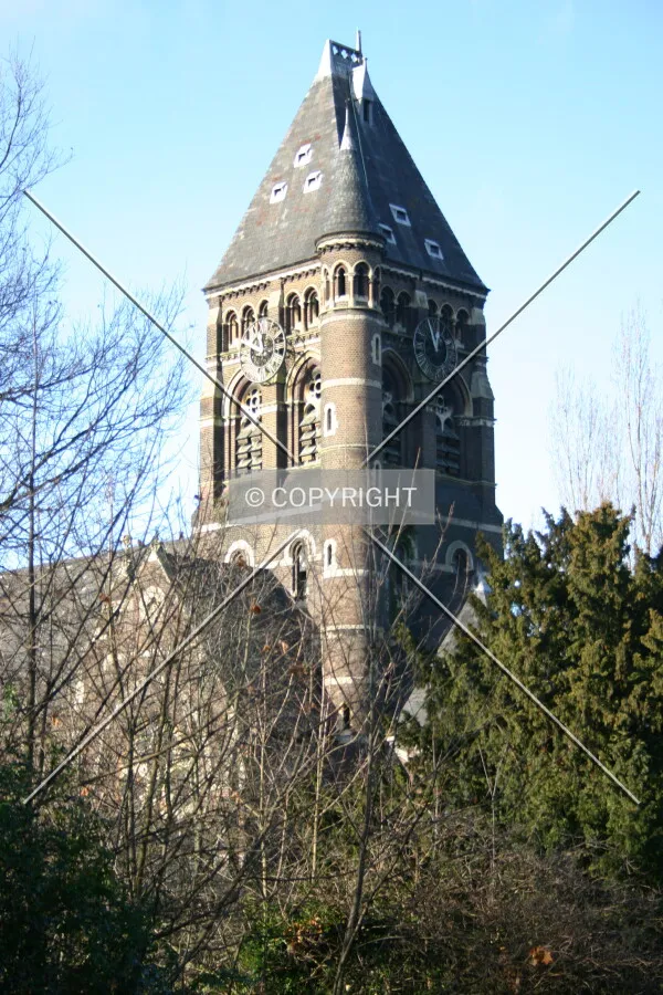 View of the tower from Roland Hill Street