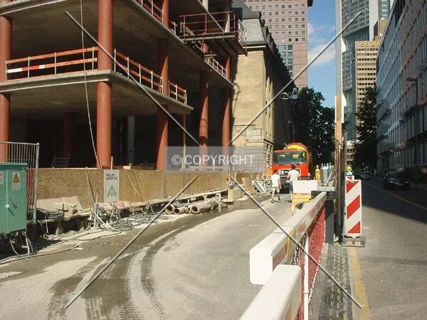 As seen from site entrance