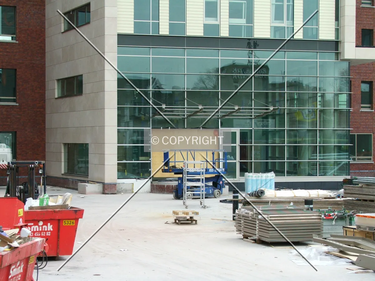 The entrance area