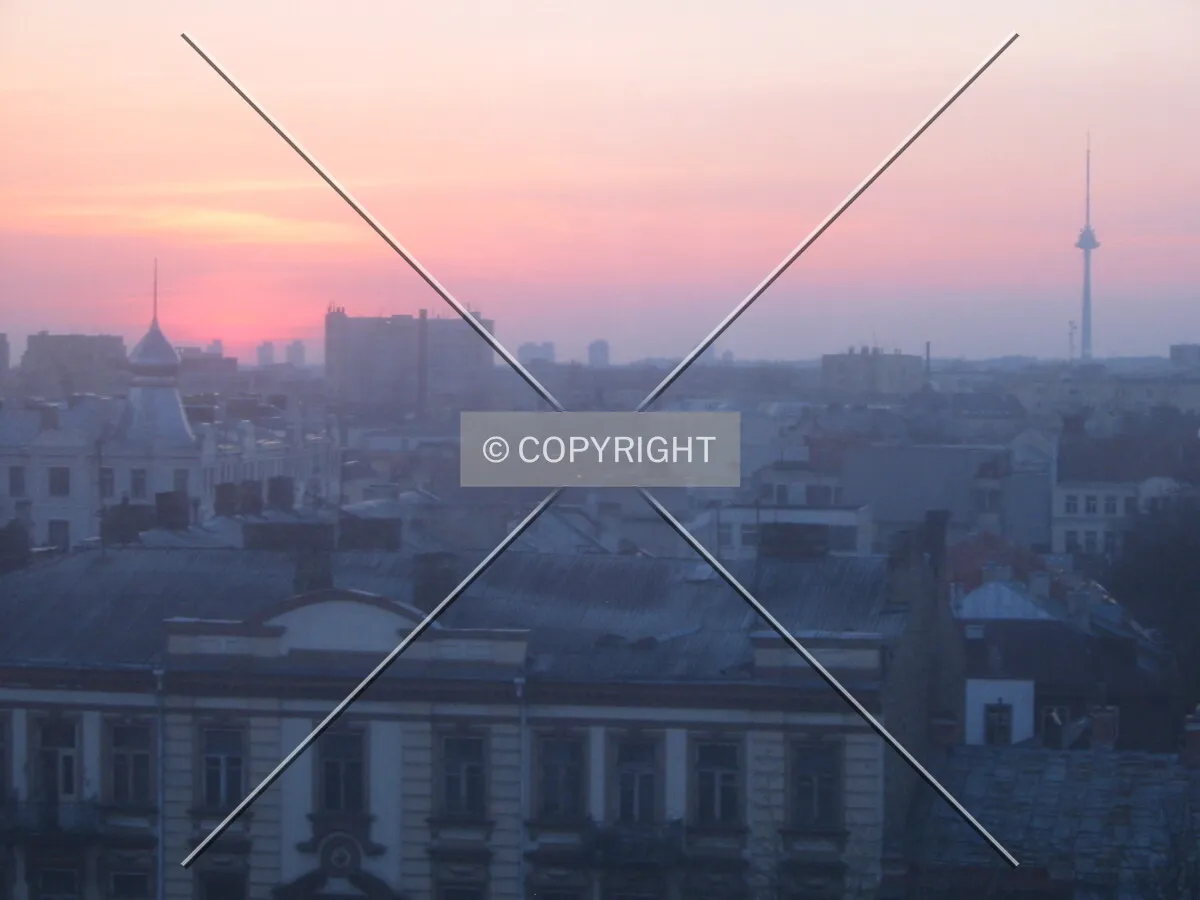 Sunset skyline