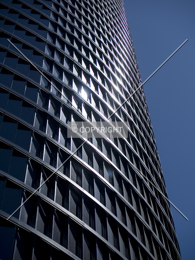 Looking up from the east