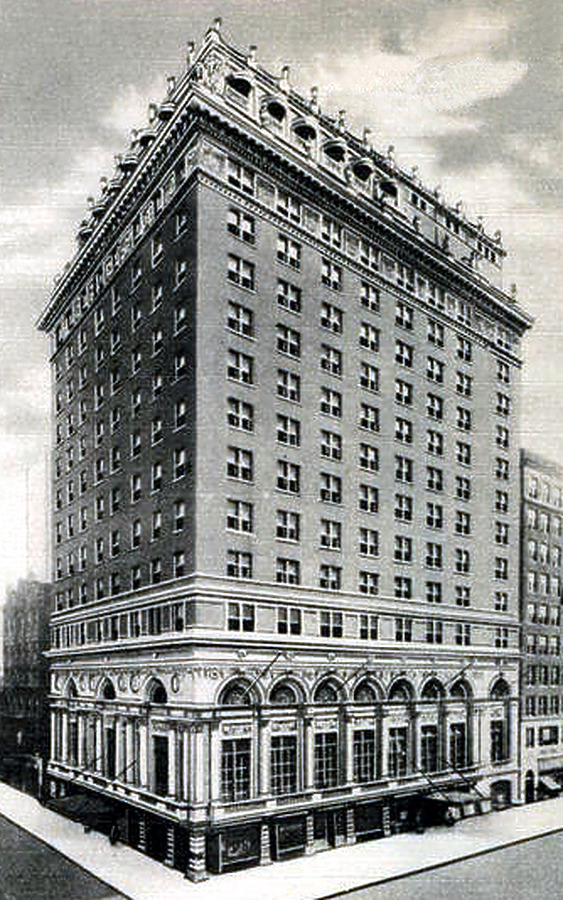 Vintage view from the northwest